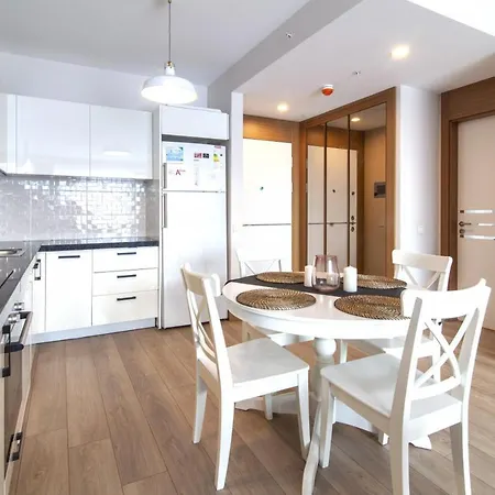 Central Flat With Balcony In Fikirtepe 아파트 *